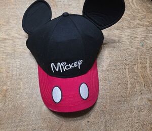 Disney Black and Red Mickey Mouse Hat
